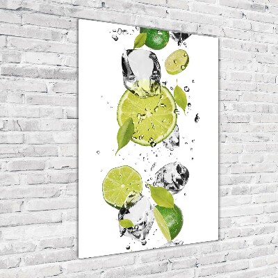 Wall art acrylic Lime and water