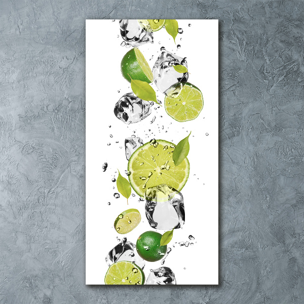 Wall art acrylic Lime and water