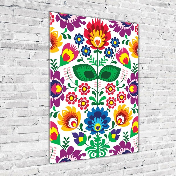 Wall art acrylic Ethnic pattern