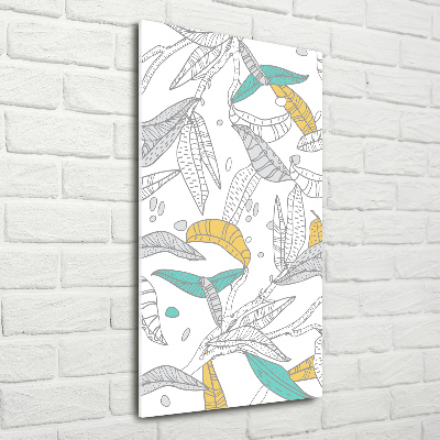 Print on acrylic glass Colorful leaves