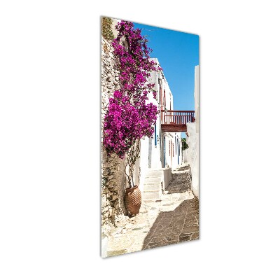 Wall art acrylic Greek streets