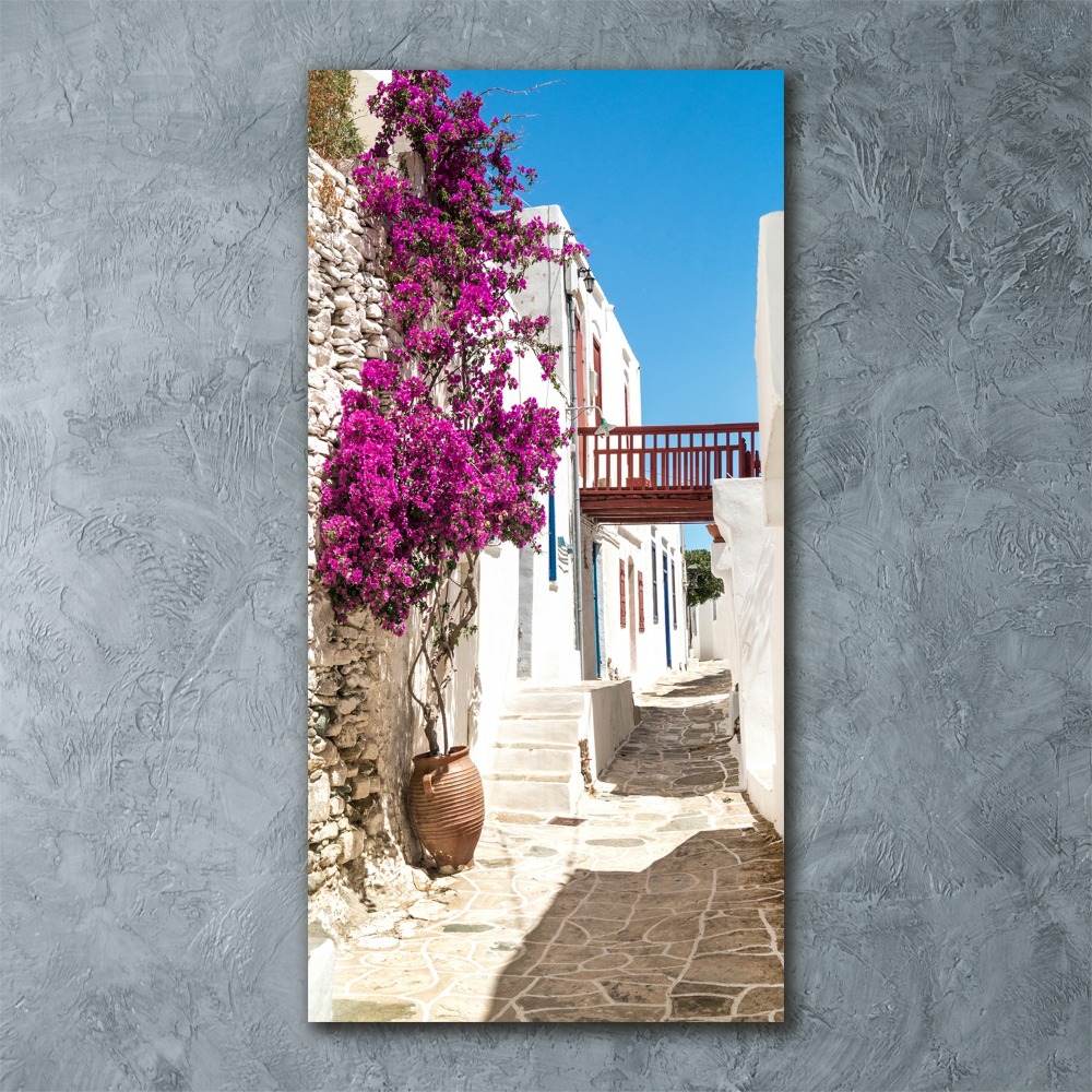 Wall art acrylic Greek streets