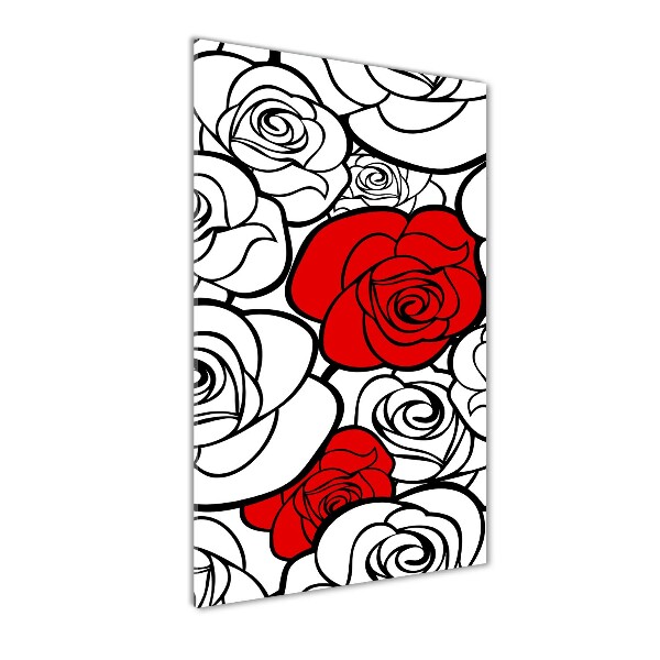 Acrylic wall art Roses