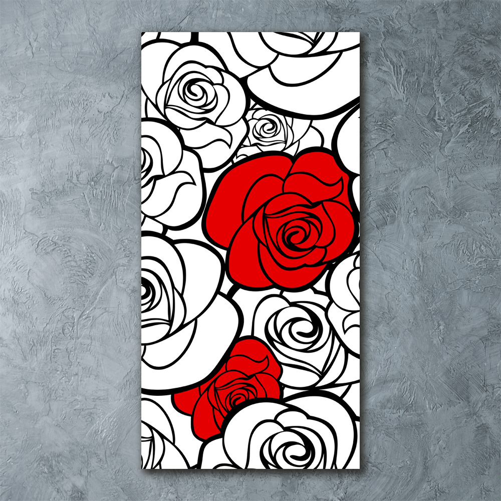 Acrylic wall art Roses