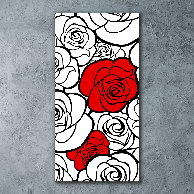 Acrylic wall art Roses