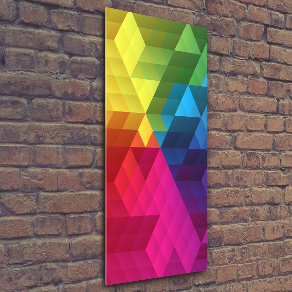 Print on acrylic Geometric background