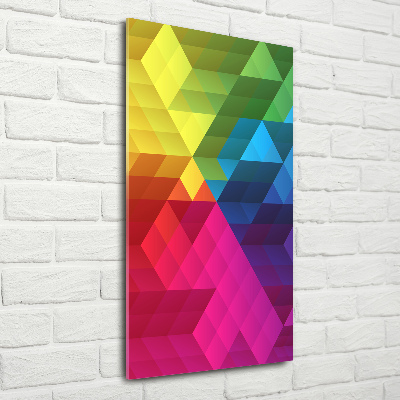 Print on acrylic Geometric background