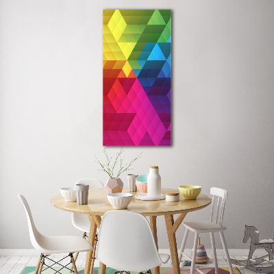 Print on acrylic Geometric background