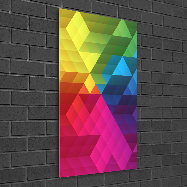 Print on acrylic Geometric background