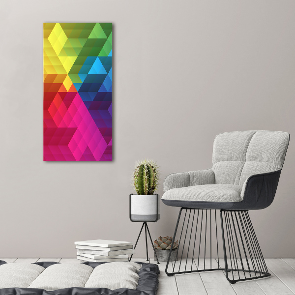 Print on acrylic Geometric background