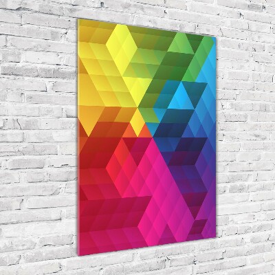 Print on acrylic Geometric background