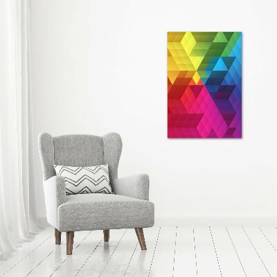 Print on acrylic Geometric background