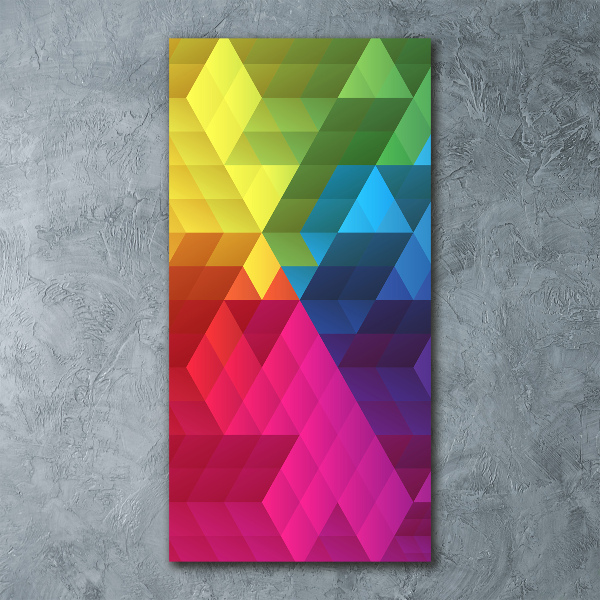 Print on acrylic Geometric background