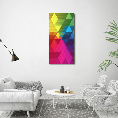 Print on acrylic Geometric background