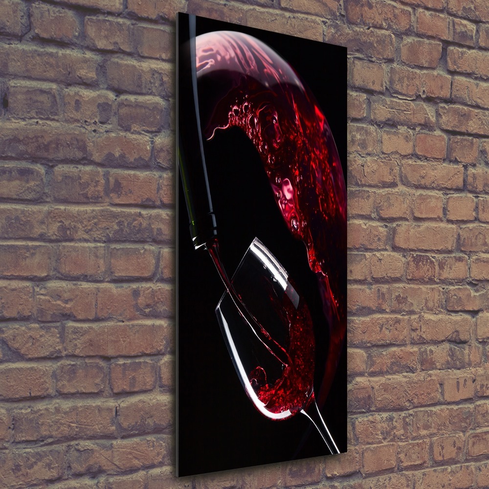 Acrylic wall art Red wine