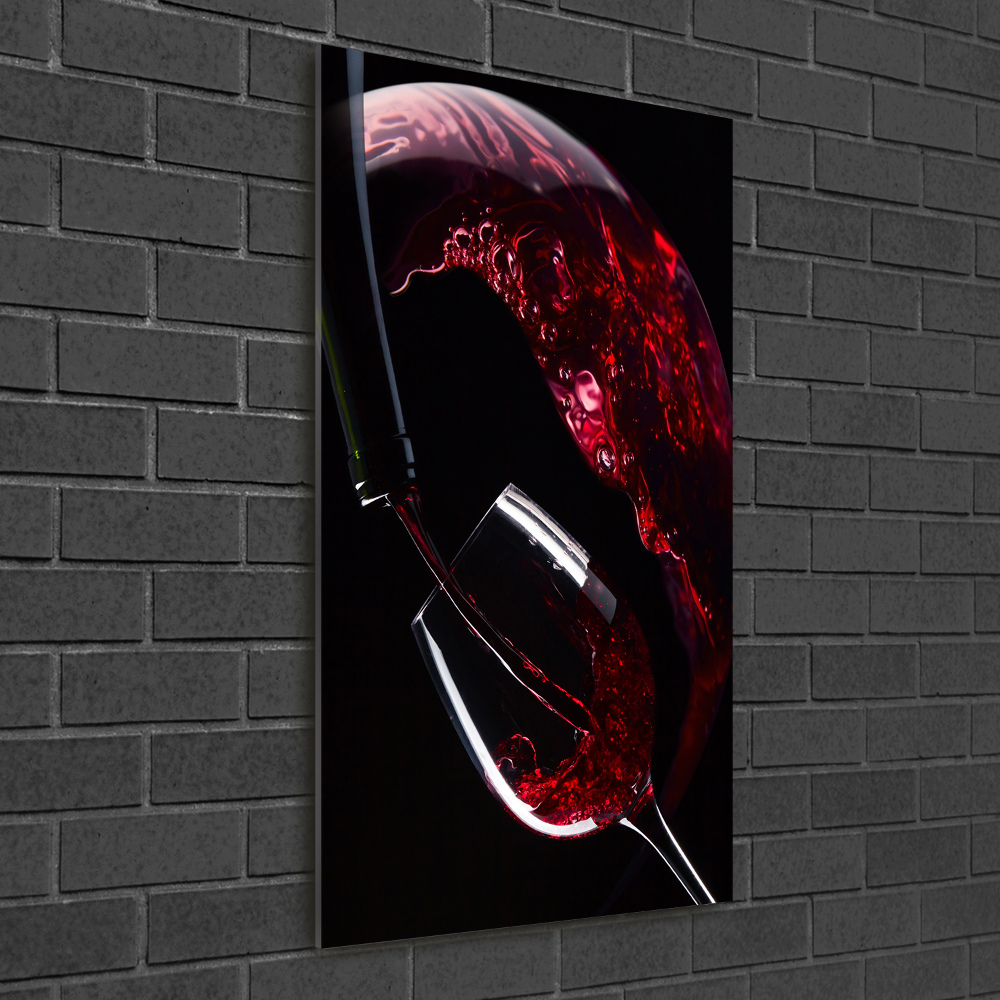 Acrylic wall art Red wine