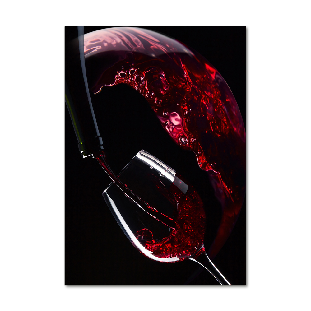 Acrylic wall art Red wine