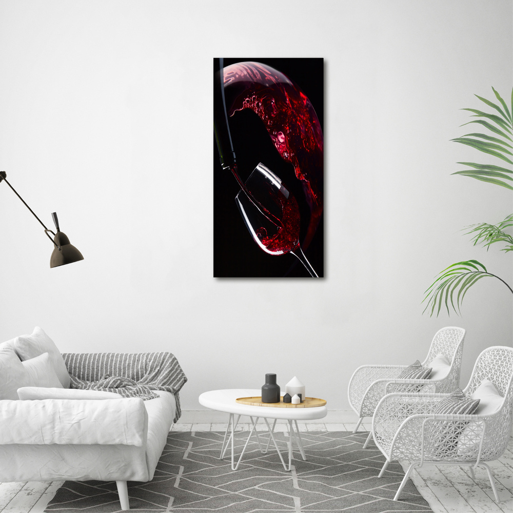 Acrylic wall art Red wine