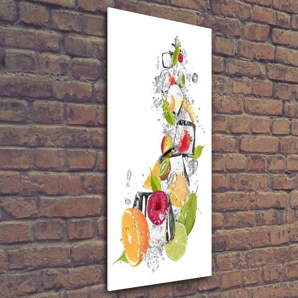 Wall art acrylic Fruit and ice