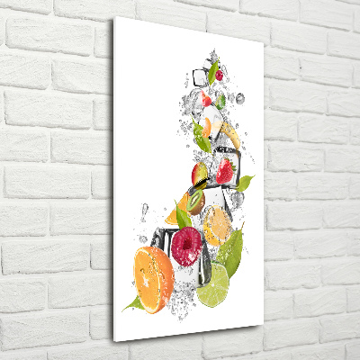 Wall art acrylic Fruit and ice