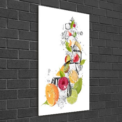 Wall art acrylic Fruit and ice