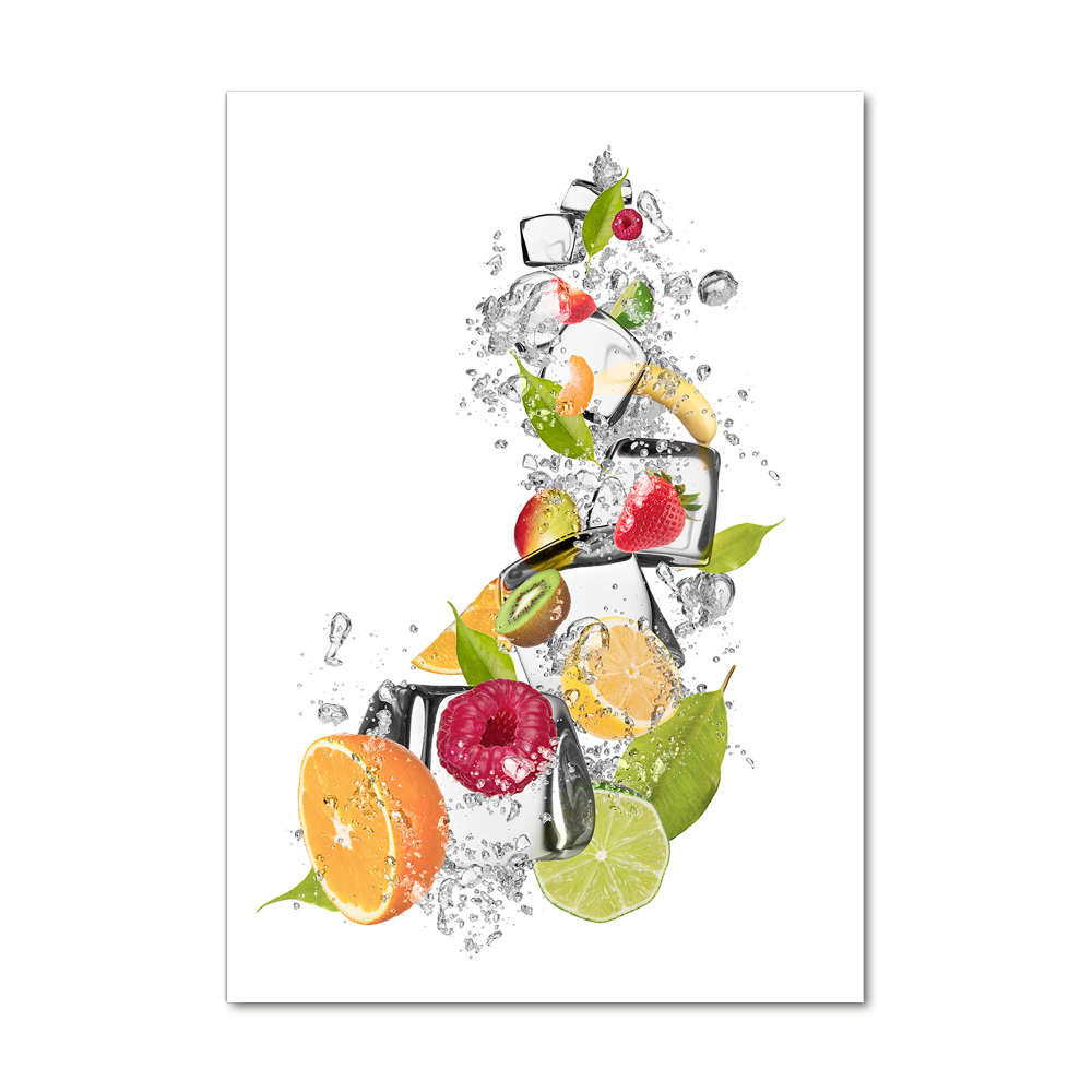 Wall art acrylic Fruit and ice