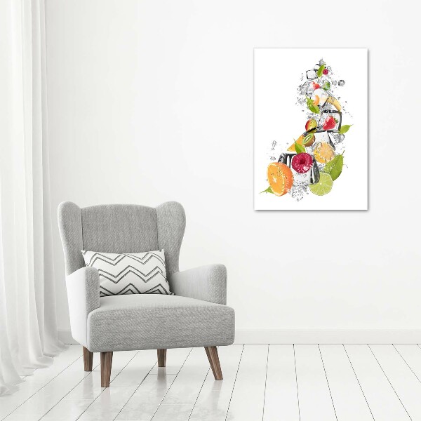 Wall art acrylic Fruit and ice