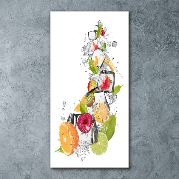 Wall art acrylic Fruit and ice