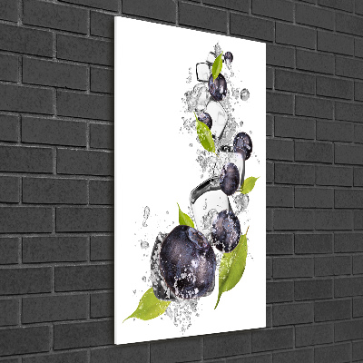 Acrylic wall art Berries and ice