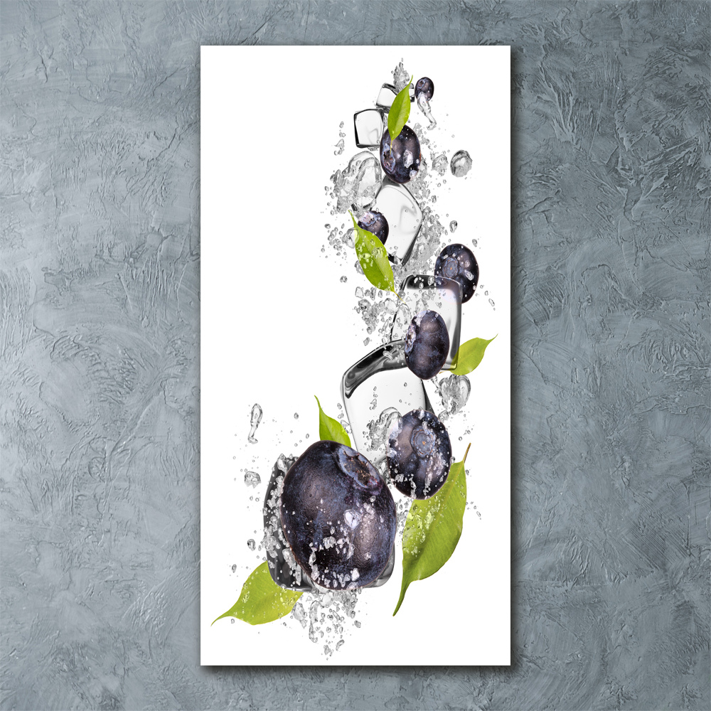 Acrylic wall art Berries and ice