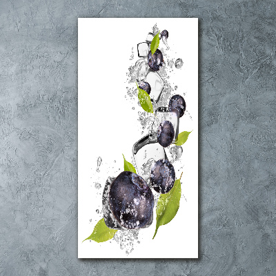 Acrylic wall art Berries and ice