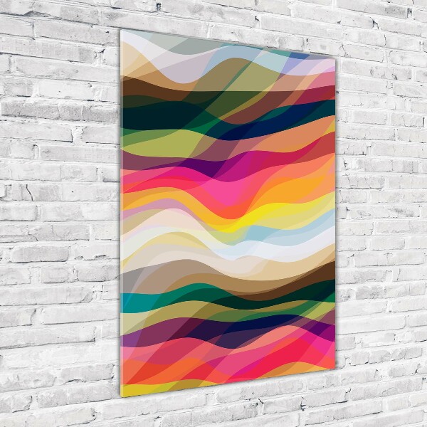 Print on acrylic Wave abstraction