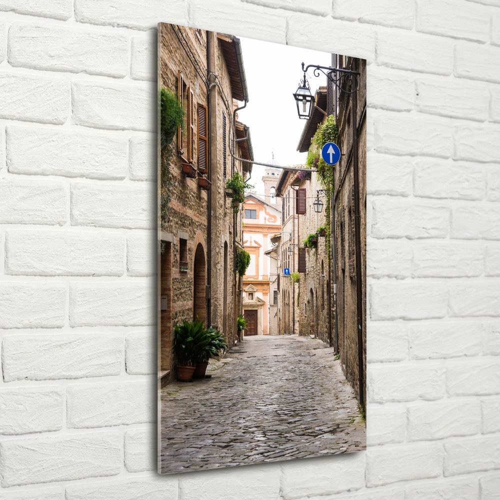 Print on acrylic Italian streets