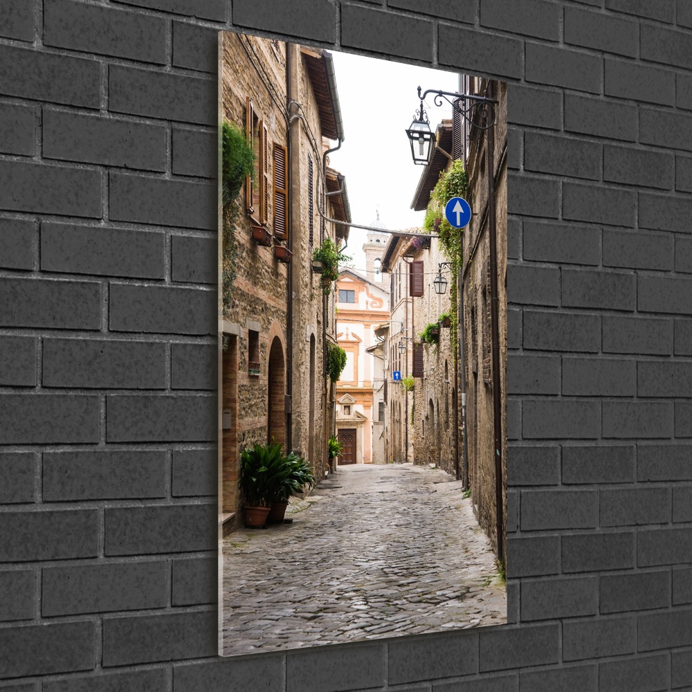 Print on acrylic Italian streets