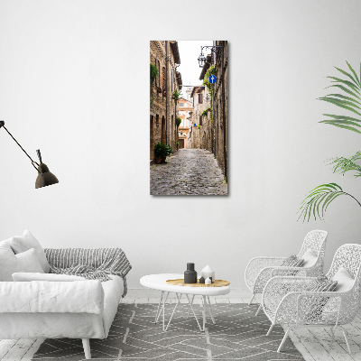 Print on acrylic Italian streets