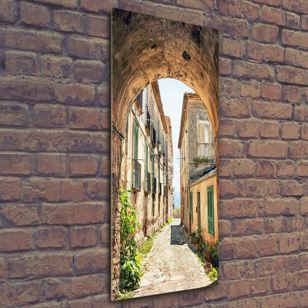 Print on acrylic Italian streets