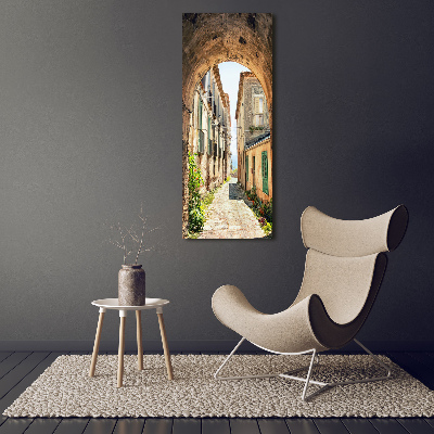 Print on acrylic Italian streets