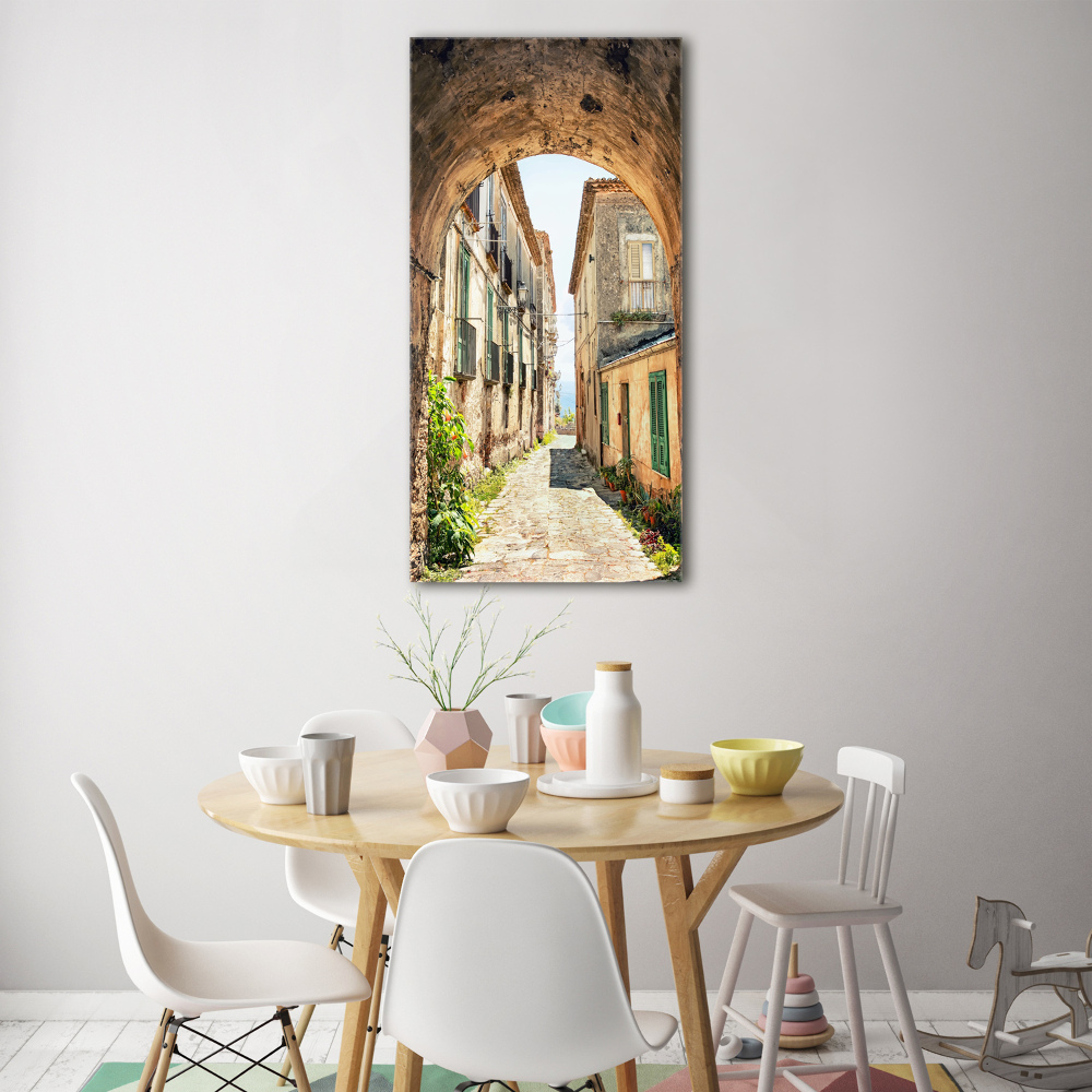 Print on acrylic Italian streets