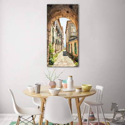 Print on acrylic Italian streets