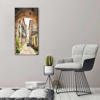 Print on acrylic Italian streets