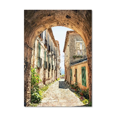 Print on acrylic Italian streets