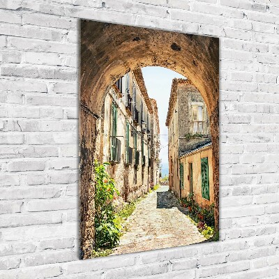 Print on acrylic Italian streets