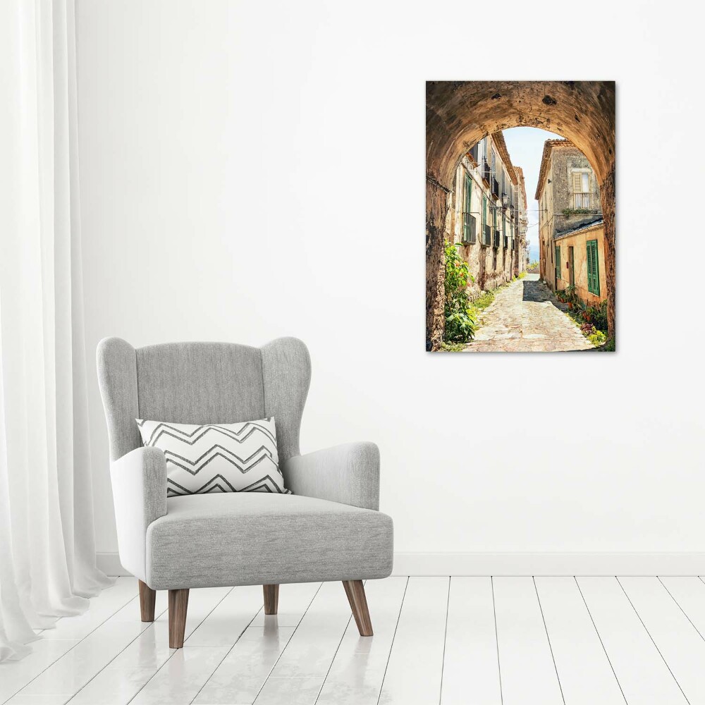 Print on acrylic Italian streets