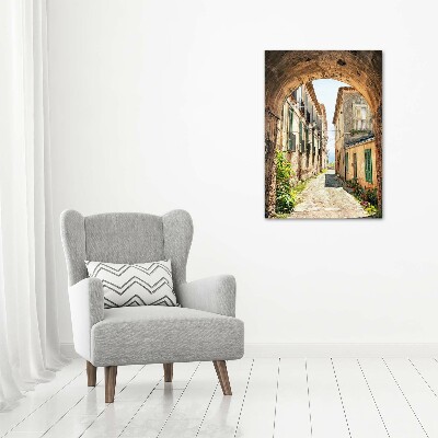 Print on acrylic Italian streets