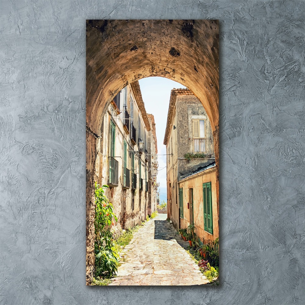 Print on acrylic Italian streets