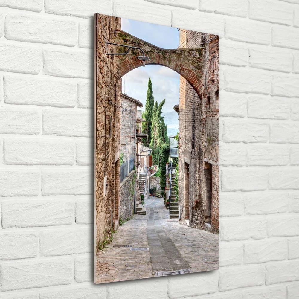 Print on acrylic Italian streets