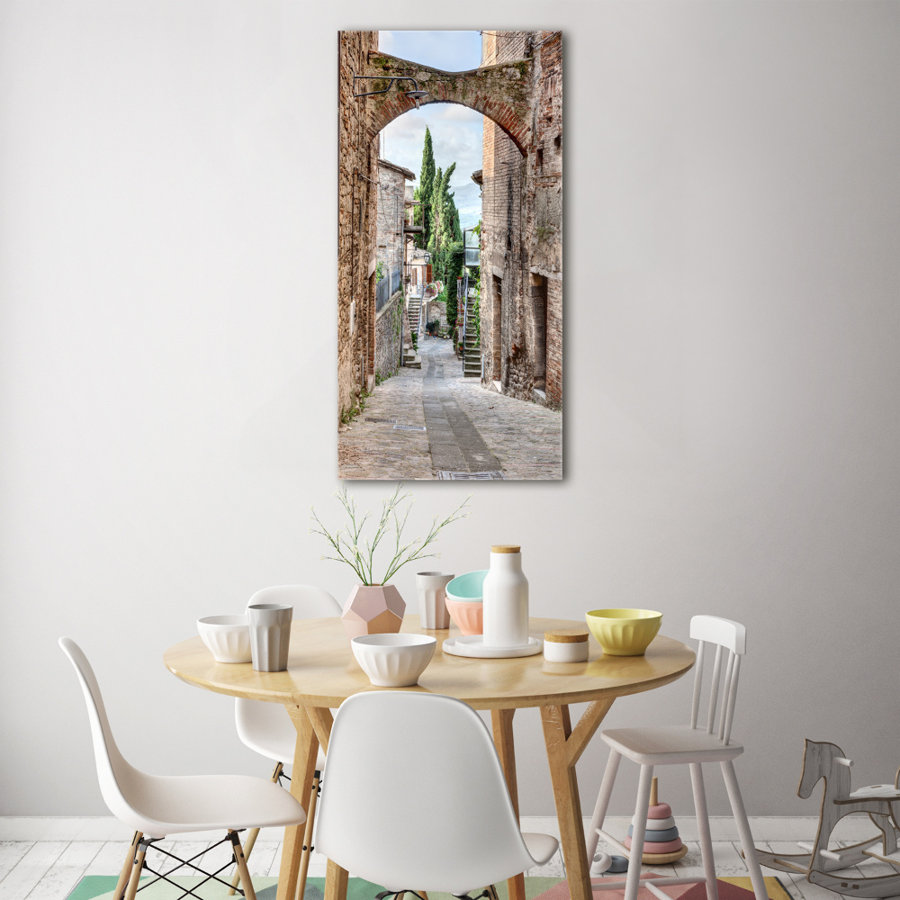 Print on acrylic Italian streets