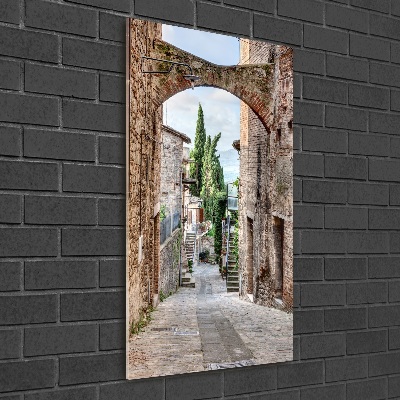 Print on acrylic Italian streets