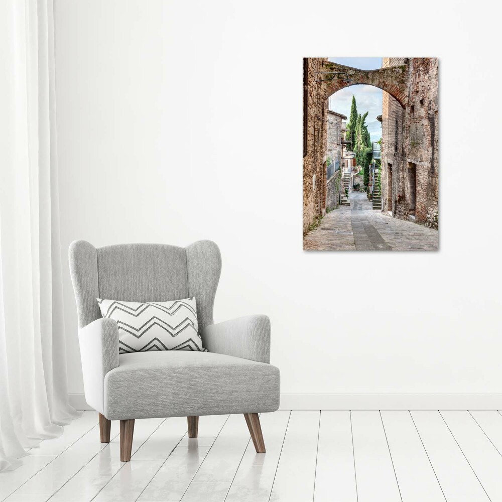 Print on acrylic Italian streets