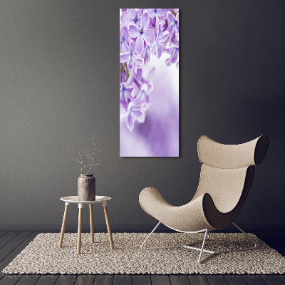 Print on acrylic glass Lilac flowers